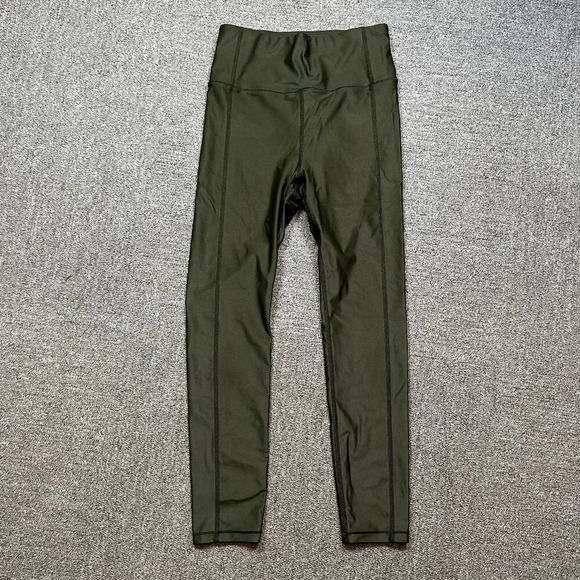 Sweaty Betty Pants - Sweaty Betty Dark Olive Green 7/8 Legging in Womens Small